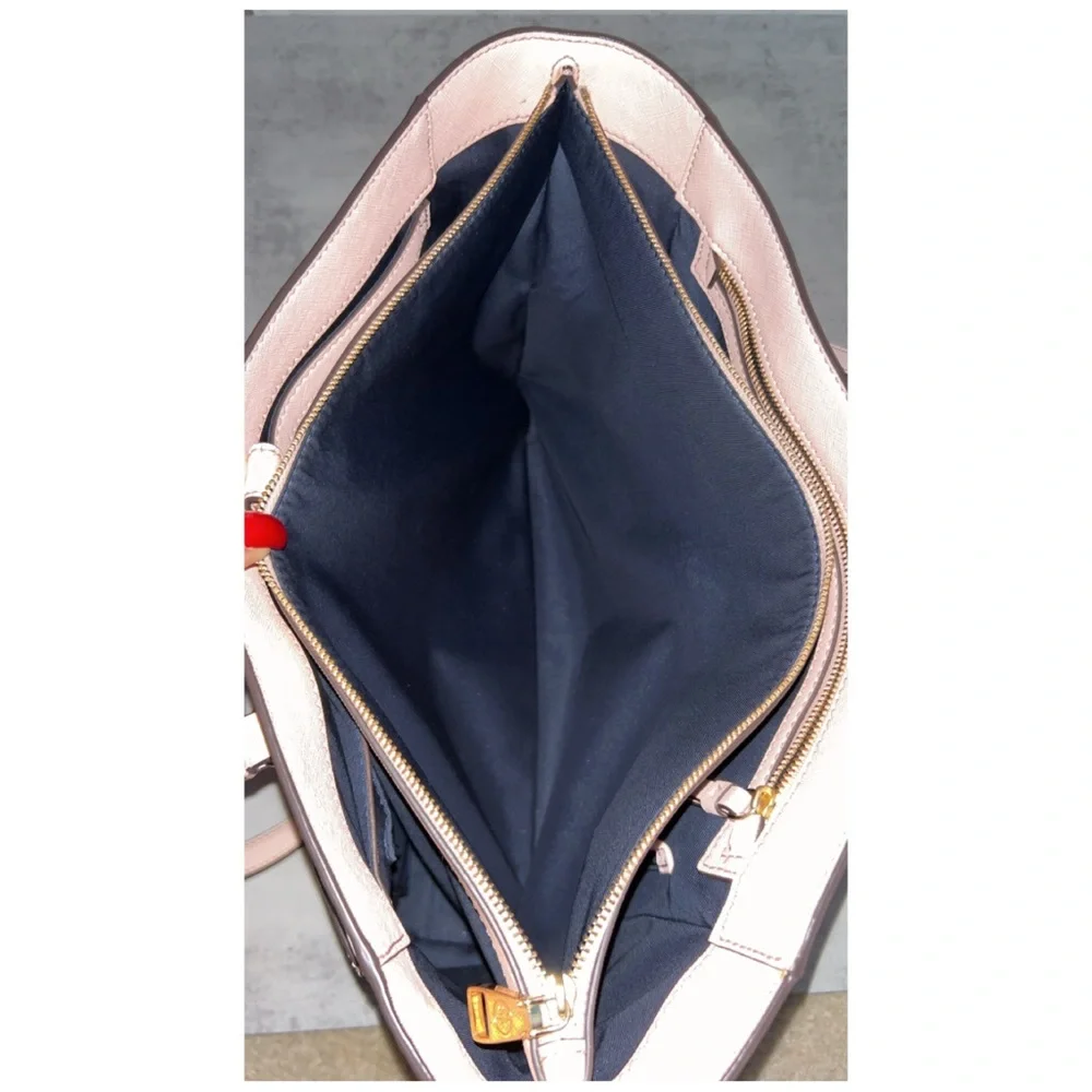 Tory Burch Saffiano Leather Tote Bag - Picture 8 of 11